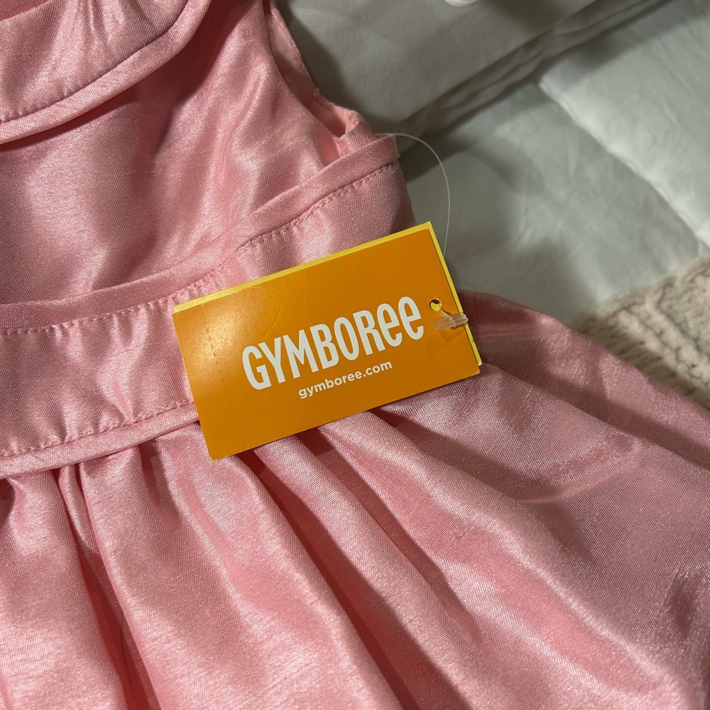 Gymboree Pink and White Ribbon Dress 🆕 - Picture 6 of 8